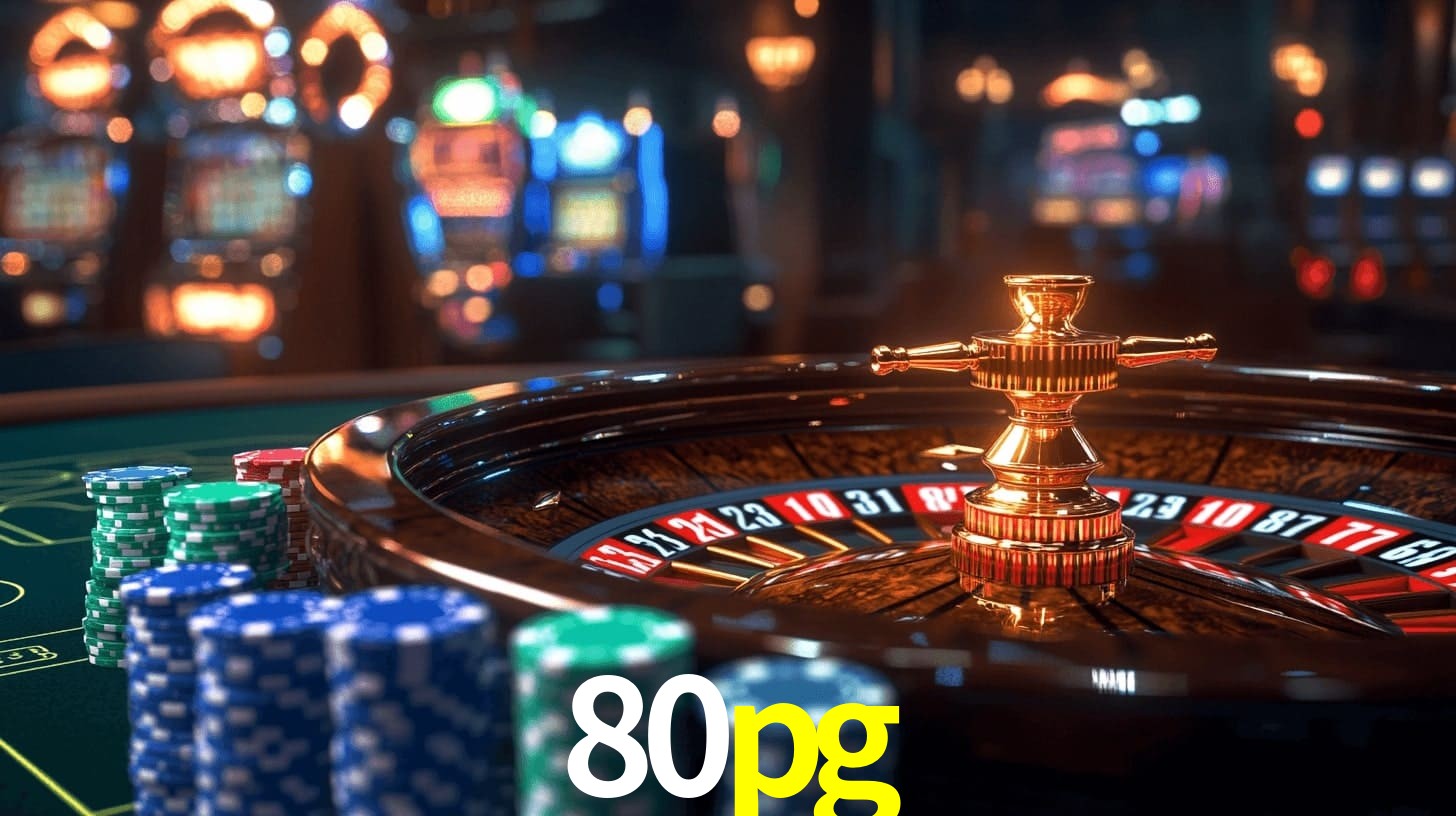 Sinta a adrenalina dos jogos de cassino com 80pg